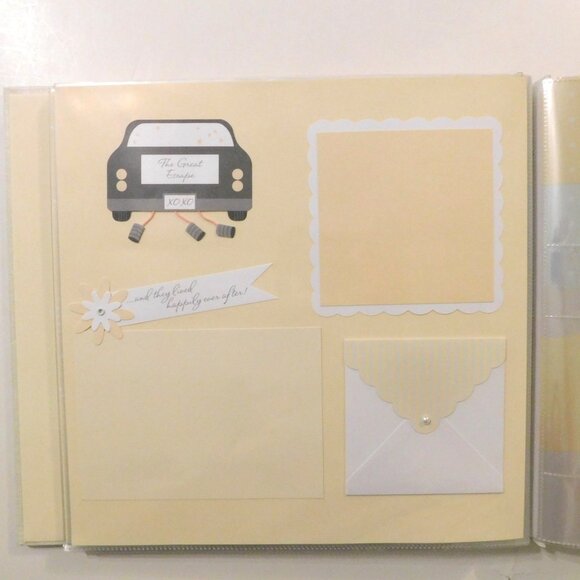 Hallmark Happy Ever After 12x12 Scrapbook Album 20 Pre-designed Pages Photo Safe - Picture 8 of 9